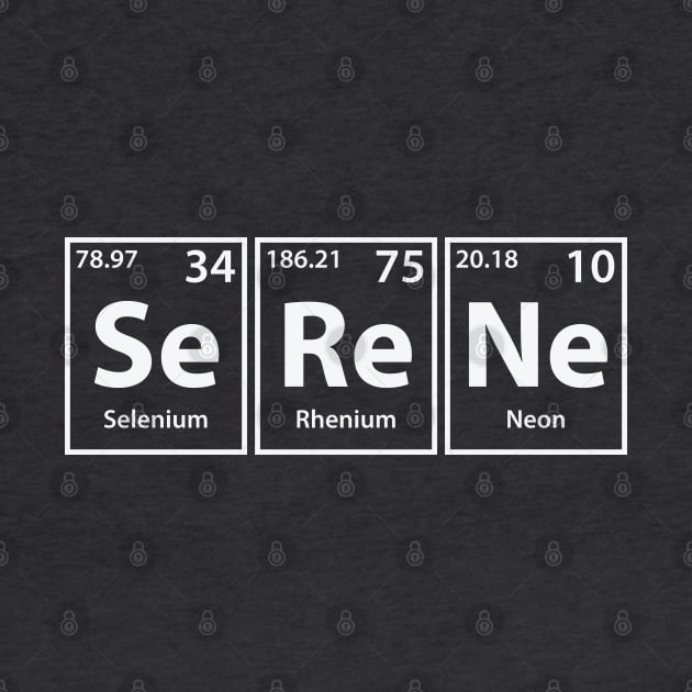 Serene (Se-Re-Ne) Periodic Elements Spelling by cerebrands